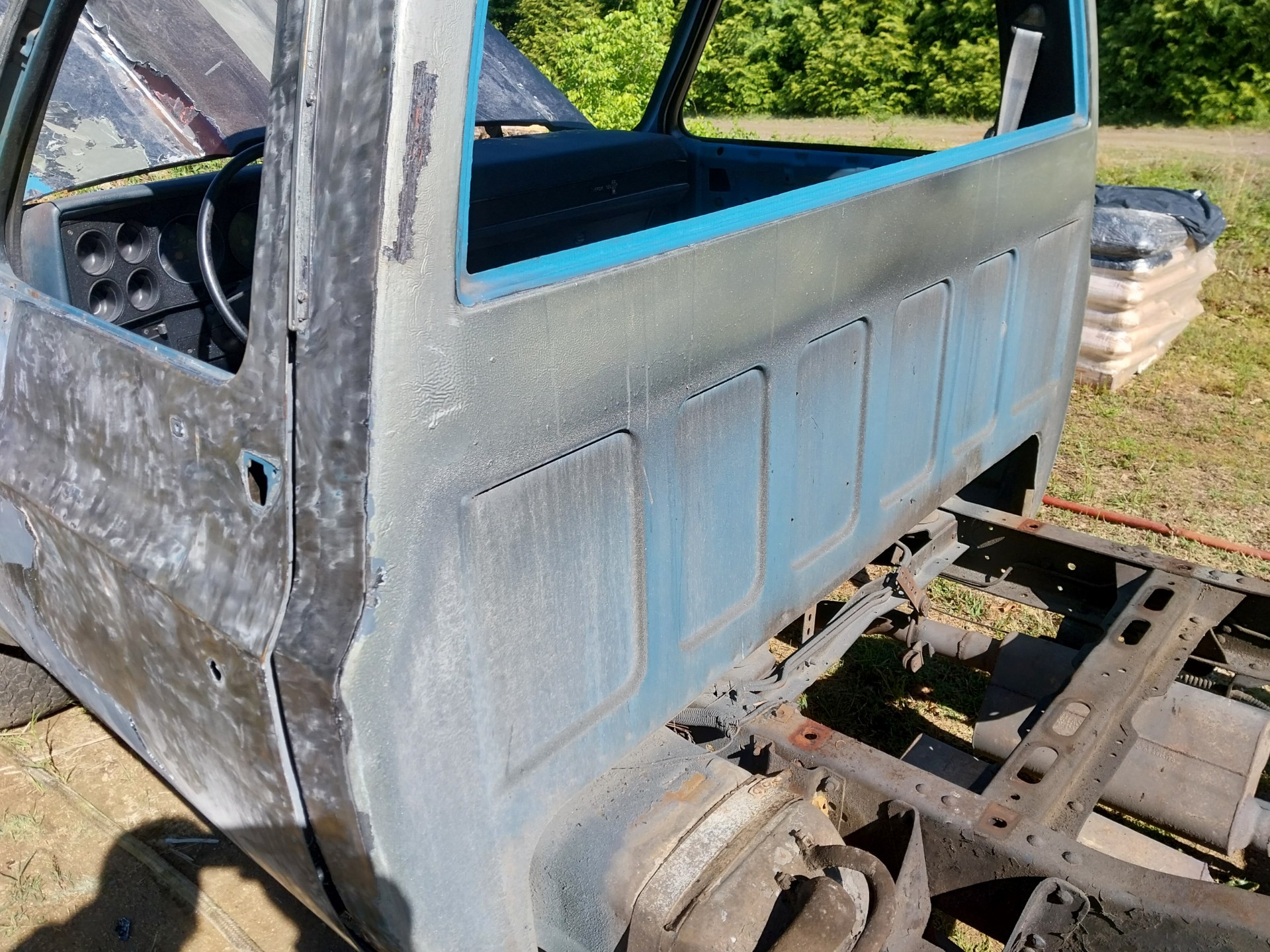 Sandblasting project